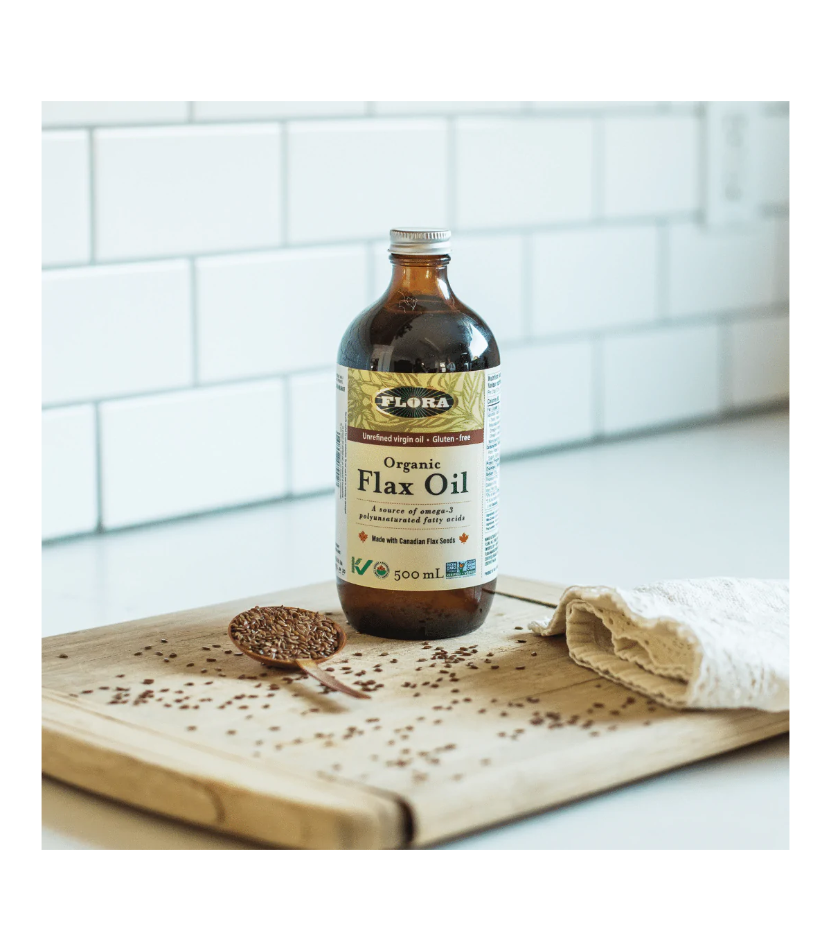 Flora Flax Oil NON-GMO 500 mL | Unbeatable Prices, Daily Deals | VITASHOP