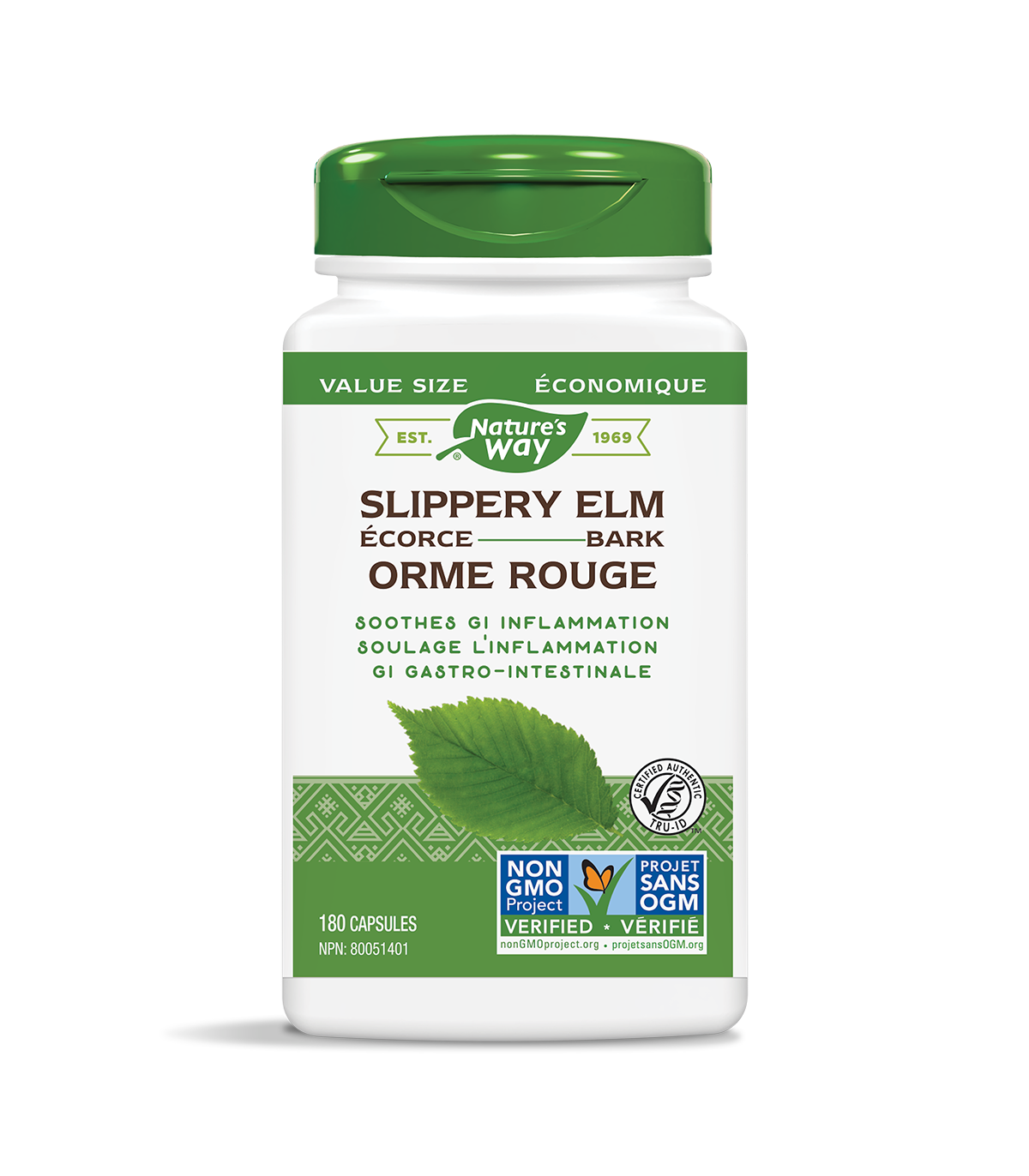 Nature's Way Slippery Elm Bark 180 Vegi Capsules | 每天不同折扣, 全网最低价格 | 种类齐全的保健品店铺 VITASHOP, 只有你想不到, 没有你买不到 !