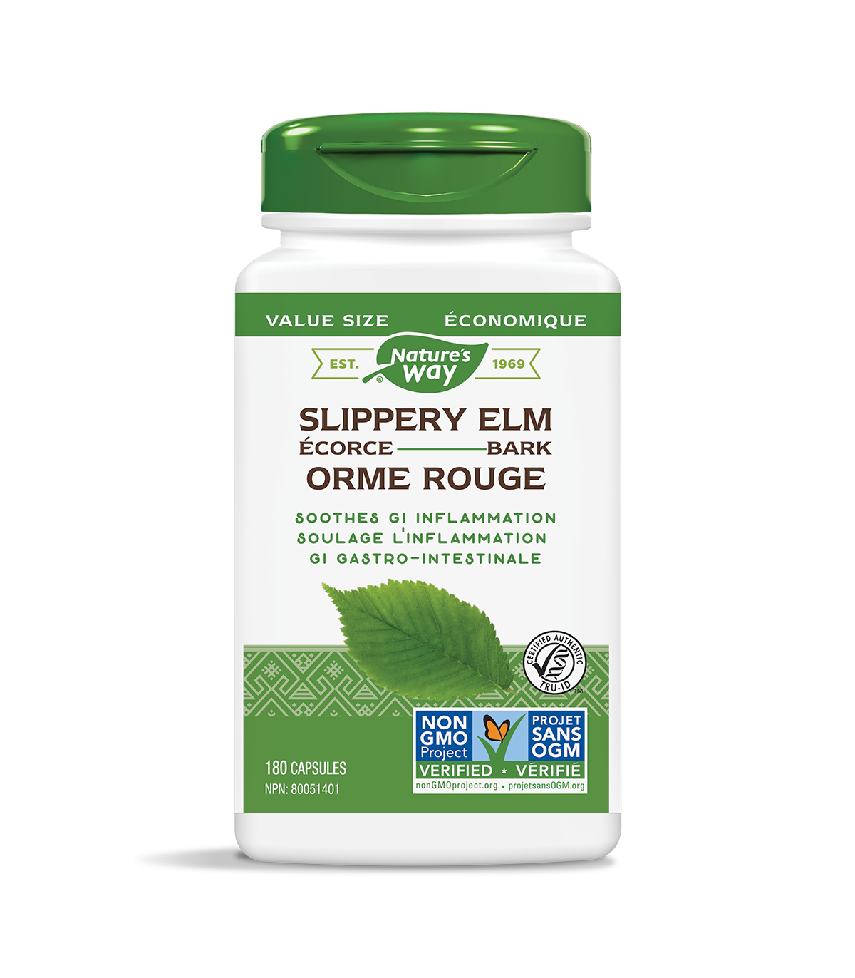 Nature's Way Slippery Elm Bark 180 Vegi Capsules | 每天不同折扣, 全网最低价格 | 种类齐全的保健品店铺 VITASHOP, 只有你想不到, 没有你买不到 !