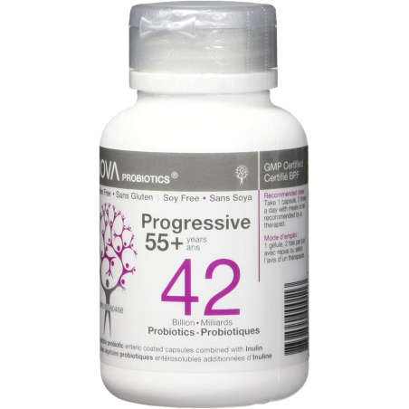 NOVA PROBIOTICS 노바 프로바이오틱스 프로그레시브 55+ 420억 식물성 캡슐 60정 | 매일 업데이트되는 특가 상품 | VITASHOP