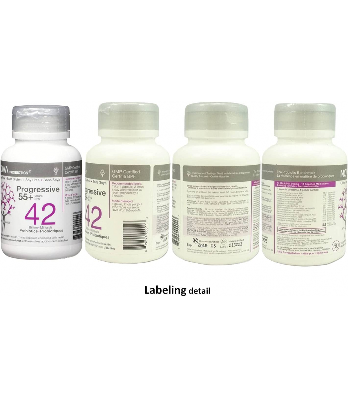 NOVA PROBIOTICS 노바 프로바이오틱스 프로그레시브 55+ 420억 식물성 캡슐 60정 | 매일 업데이트되는 특가 상품 | VITASHOP