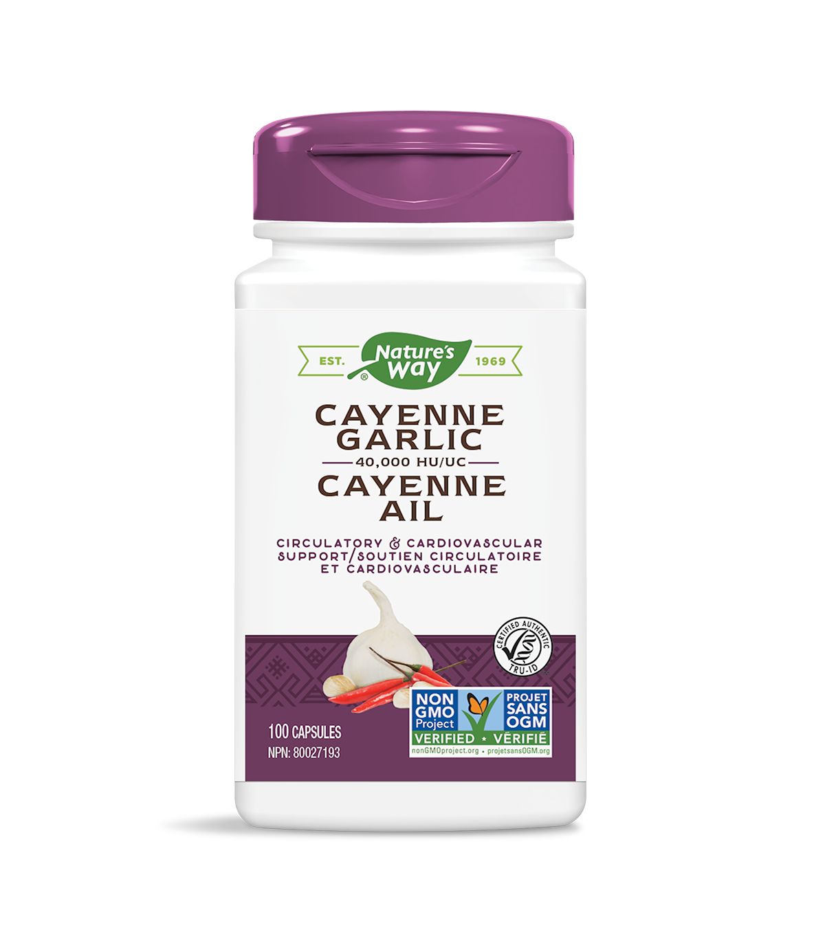 Nature's Way Cayenne-Garlic 100 Vegi Capsules[discontinued] | Unbeatable Prices, Daily Deals | VITASHOP
