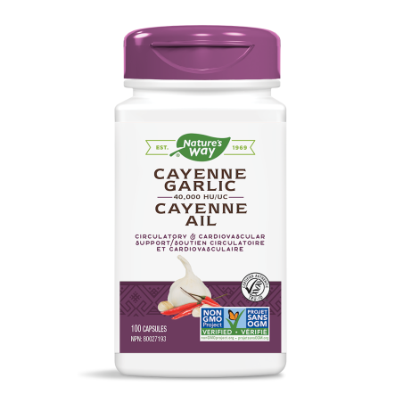 Nature's Way Cayenne-Garlic 100 Vegi Capsules[discontinued] | Unbeatable Prices, Daily Deals | VITASHOP