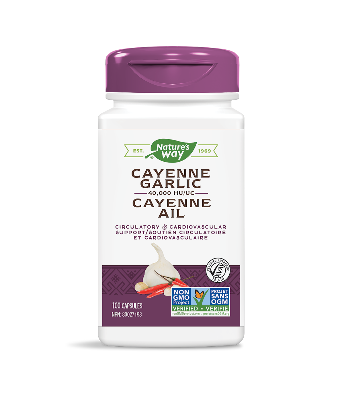 Nature's Way Cayenne-Garlic 100 Vegi Capsules[discontinued] | Unbeatable Prices, Daily Deals | VITASHOP