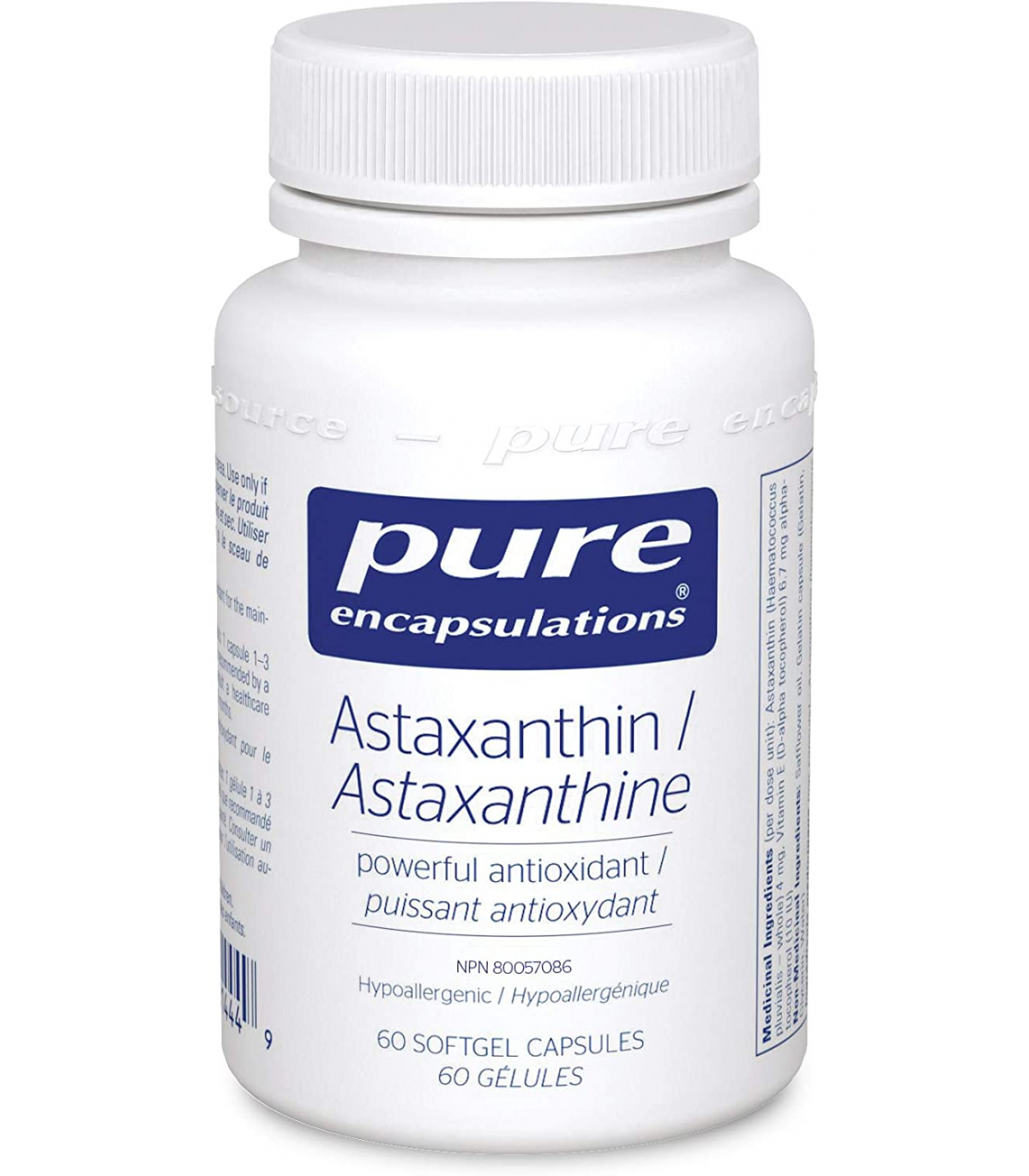 Pure Encapsulations Astaxanthin 60 Capsules | 每天不同折扣, 全网最低价格 | 种类齐全的保健品店铺 VITASHOP, 只有你想不到, 没有你买不到 !