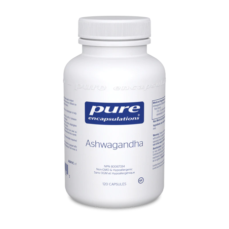 Pure Encapsulations Ashwagandha 120 Capsules | Unbeatable Prices, Daily Deals | VITASHOP
