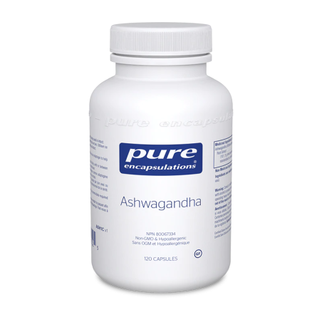 Pure Encapsulations Ashwagandha 120 Capsules | 每天不同折扣, 全网最低价格 | 种类齐全的保健品店铺 VITASHOP, 只有你想不到, 没有你买不到 !