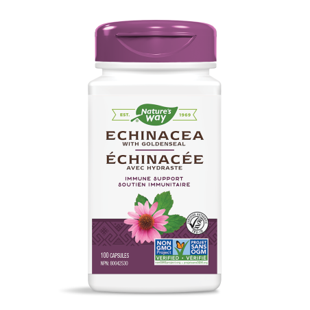 Nature's Way Echinacea-Goldenseal 100 Vegi Capsules | Unbeatable Prices, Daily Deals | VITASHOP