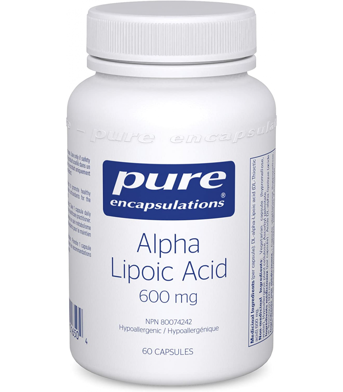 Pure Encapsulations Alpha Lipoic Acid 600 mg 60 Capsules | 每天不同折扣, 全网最低价格 | 种类齐全的保健品店铺 VITASHOP, 只有你想不到, 没有你买不到 !