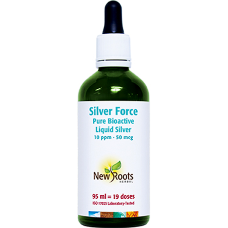 New Roots Silver Force Pure Bioactive Liquid Silver 10 ppm 50 mcg 95 ml | Unbeatable Prices, Daily Deals | VITASHOP