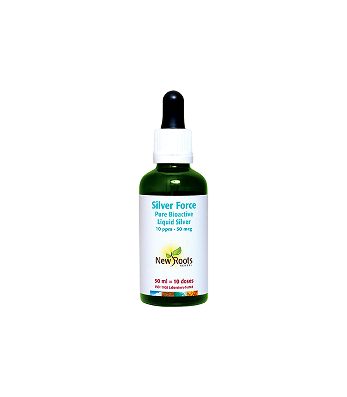 New Roots Silver Force Pure Bioactive Liquid Silver 10 ppm 50 mcg 50 ml | 每天不同折扣, 全网最低价格 | 种类齐全的保健品店铺 VITASHOP, 只有你想不到, 没有你买不到 !