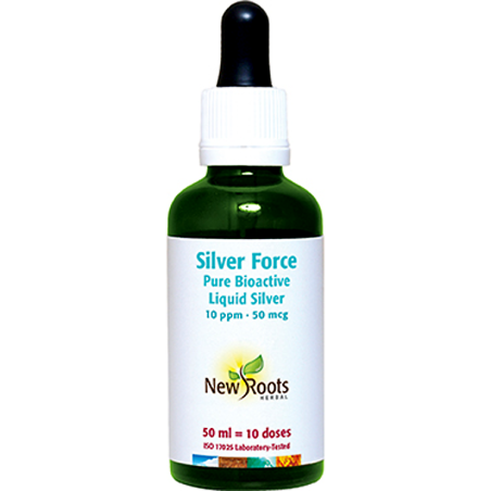 Silver Force Pure Bioactive Liquid Silver 10 ppm 50 mcg 50 ml | Safest & Easiest Shopping Vitamins Online | VITASHOP