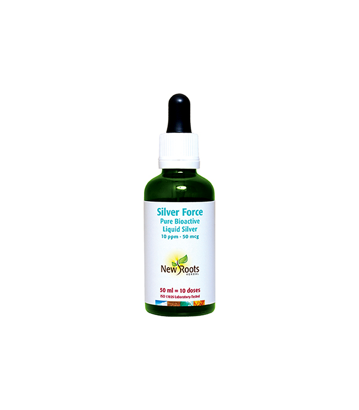 New Roots Silver Force Pure Bioactive Liquid Silver 10 ppm 50 mcg 50 ml | 每天不同折扣, 全网最低价格 | 种类齐全的保健品店铺 VITASHOP, 只有你想不到, 没有你买不到 !