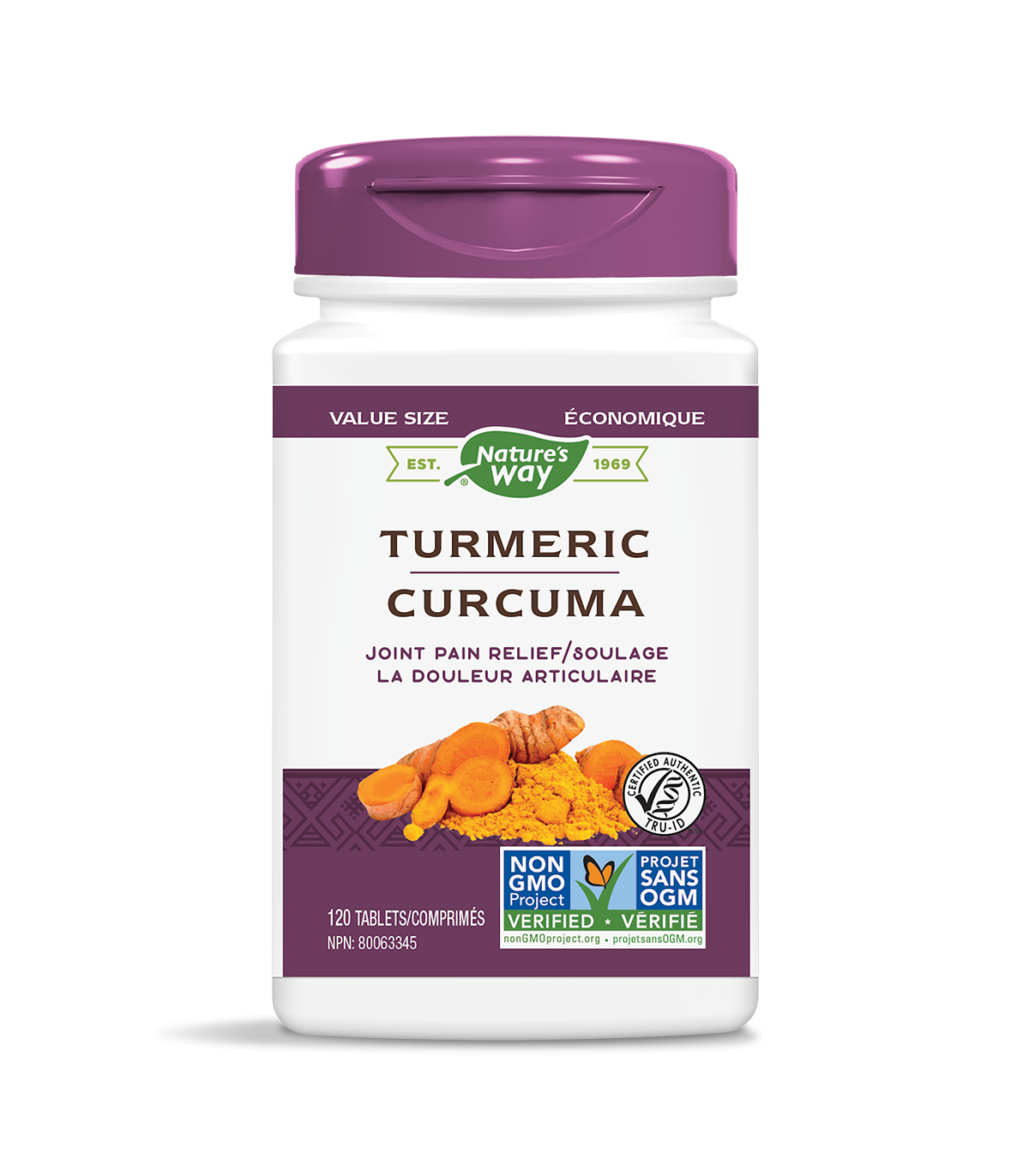 Turmeric 120 Veg Tablets | Safest & Easiest Shopping Vitamins Online | VITASHOP