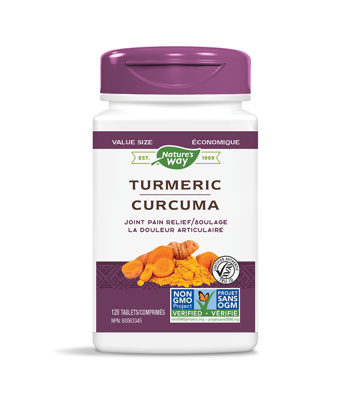 Turmeric 120 Veg Tablets | Safest & Easiest Shopping Vitamins Online | VITASHOP