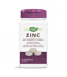 Nature's Way Zinc with Echinacea & Vitamin C 60 Lozenges | Unbeatable Prices, Daily Deals | VITASHOP