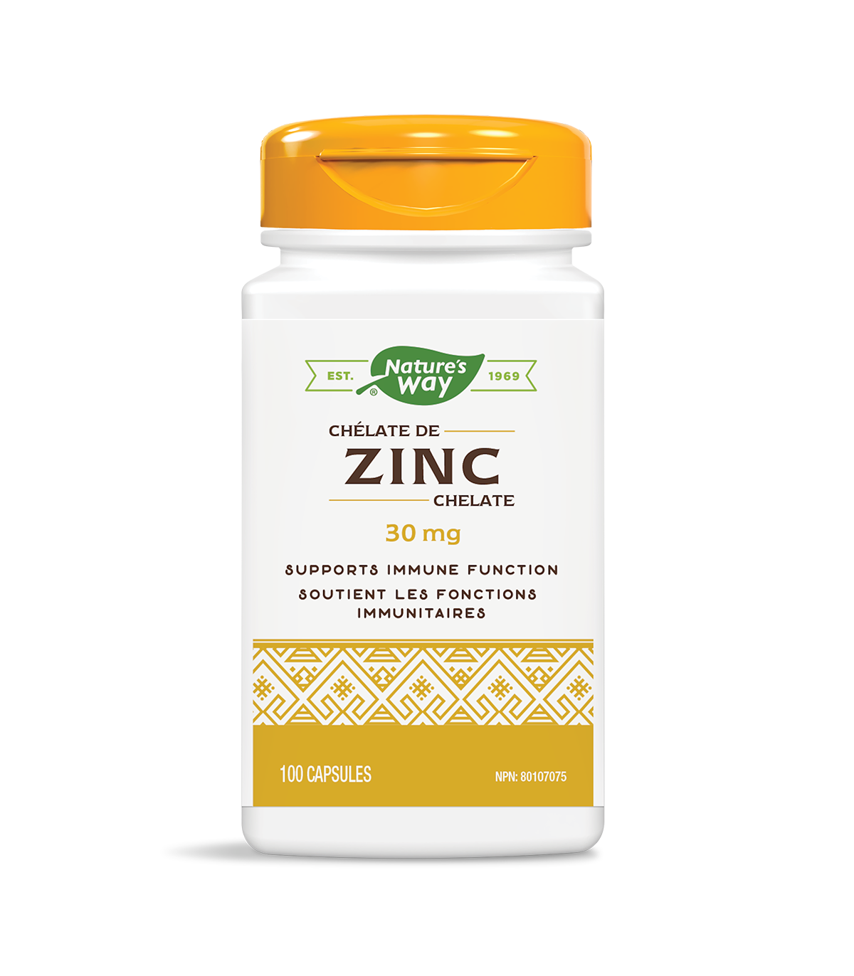 Nature's Way Zinc Chelate zinc bisglycinate 30 mg 100 Capsules | Unbeatable Prices, Daily Deals | VITASHOP