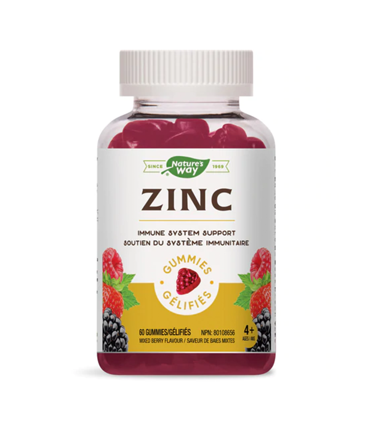 Nature's Way ZincGummies Mixed Berry 60 Gummies | Unbeatable Prices, Daily Deals | VITASHOP