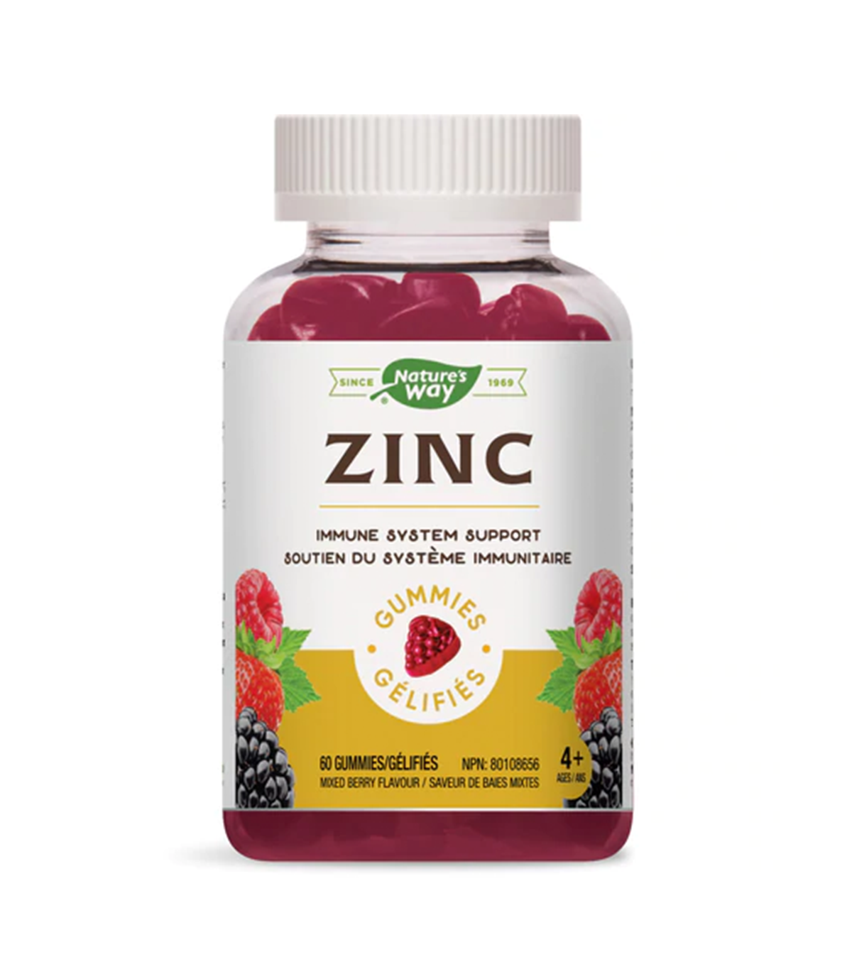 Nature's Way ZincGummies Mixed Berry 60 Gummies | Unbeatable Prices, Daily Deals | VITASHOP
