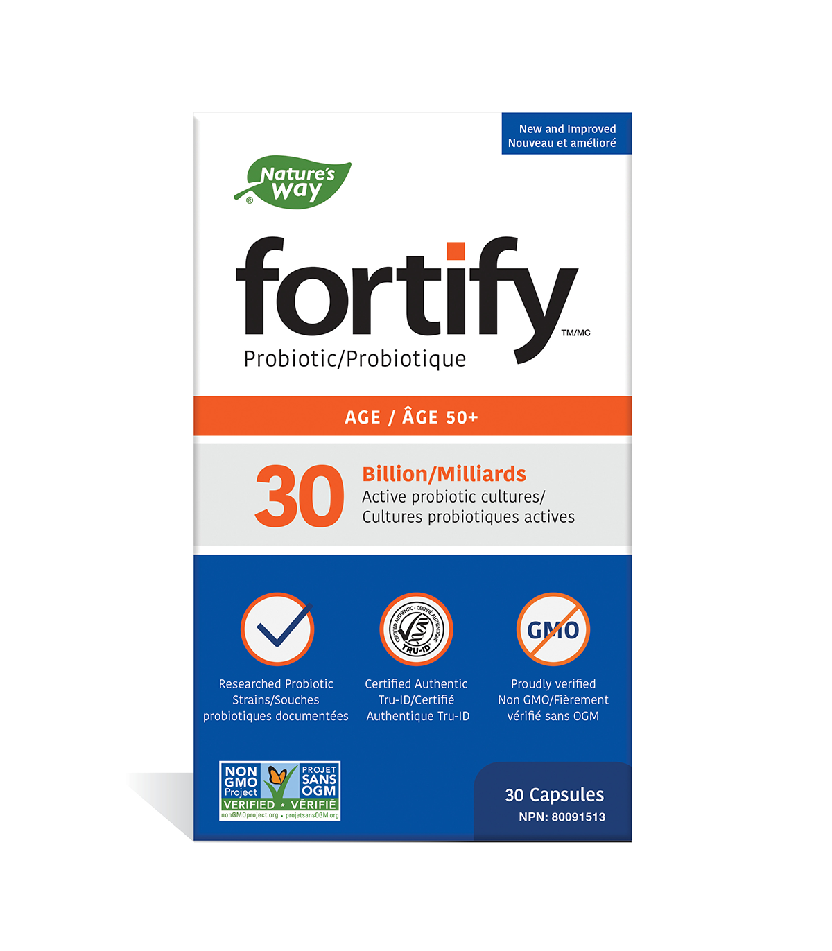 Nature's Way Fortify® 30 Billion Age 50+ Probiotic 30 Vegi Capsules | 每天不同折扣, 全网最低价格 | 种类齐全的保健品店铺 VITASHOP, 只有你想不到, 没有你买不到 !