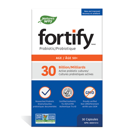 Nature's Way Fortify® 30 Billion Age 50+ Probiotic 30 Vegi Capsules | 每天不同折扣, 全网最低价格 | 种类齐全的保健品店铺 VITASHOP, 只有你想不到, 没有你买不到 !