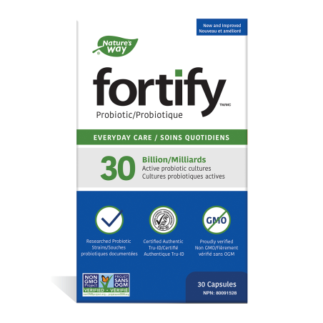 Nature's Way Fortify® 30 Billion Probiotic 30 Vegi Capsules | 每天不同折扣, 全网最低价格 | 种类齐全的保健品店铺 VITASHOP, 只有你想不到, 没有你买不到 !