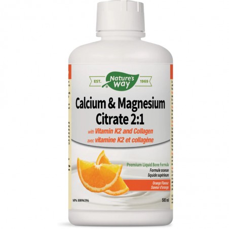 Nature's Way Cal Mag wK2 Liquid Orange 500 ml | Unbeatable Prices, Daily Deals | VITASHOP