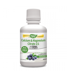 Nature's Way Cal Mag No-K2 Liquid Blueberry 500 ml | 每天不同折扣, 全网最低价格 | 种类齐全的保健品店铺 VITASHOP, 只有你想不到, 没有你买不到 !