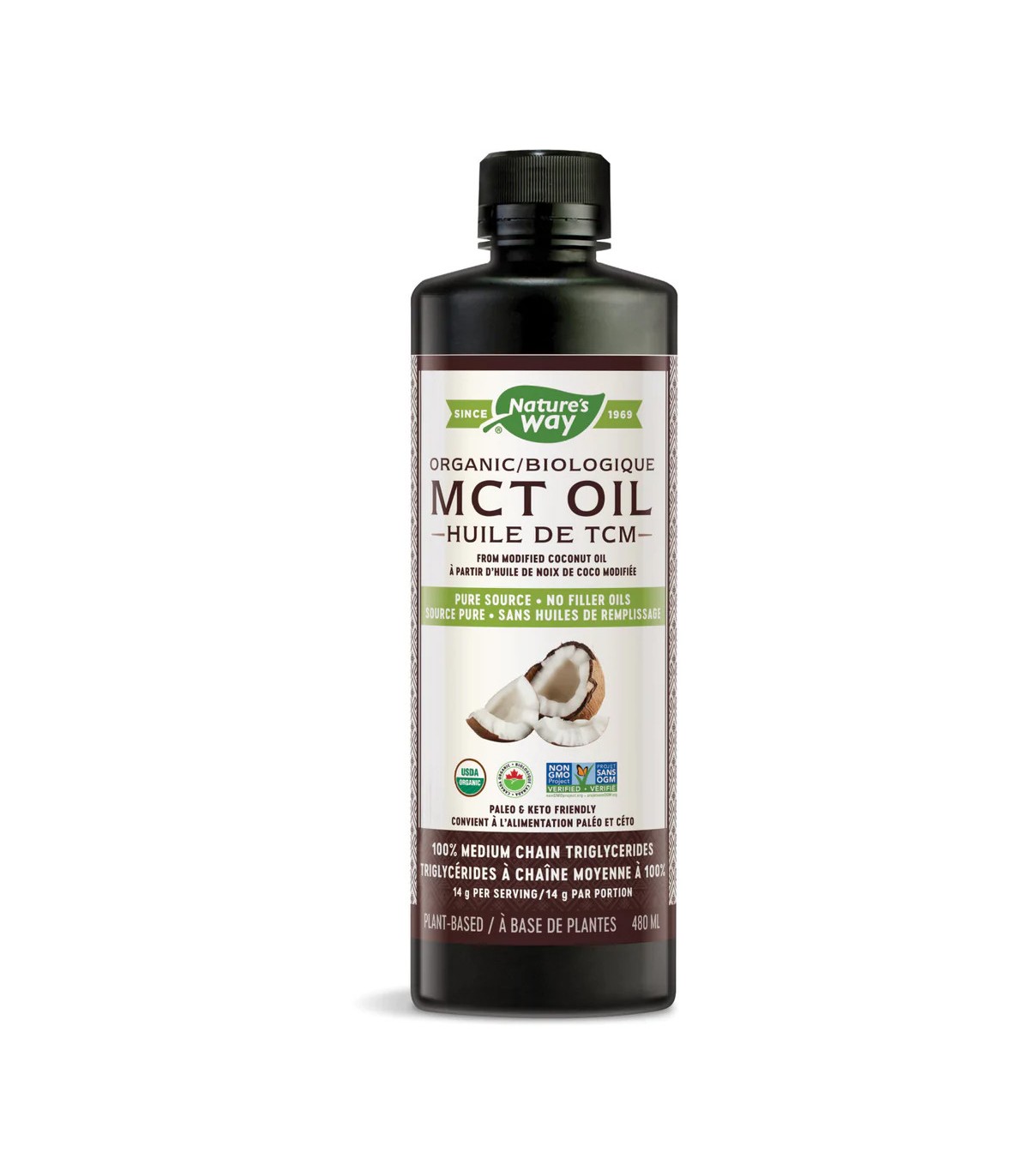 Nature's Way 100% MCT Oil 480 ml | 每天不同折扣, 全网最低价格 | 种类齐全的保健品店铺 VITASHOP, 只有你想不到, 没有你买不到 !