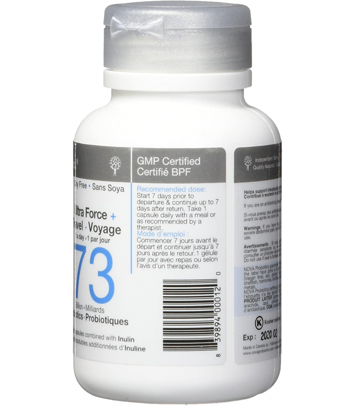 NOVA PROBIOTICS 노바 프로바이오틱스 울트라 포스 앤 트래블 730억 베지캡슐 30정 | 매일 업데이트되는 특가 상품 | VITASHOP