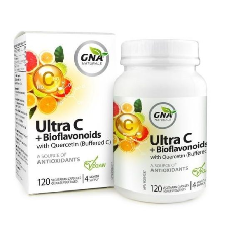 GNA NATURALS Ultra C + Bioflavonoids 120 Capsules | 每天不同折扣, 全网最低价格 | 种类齐全的保健品店铺 VITASHOP, 只有你想不到, 没有你买不到 !
