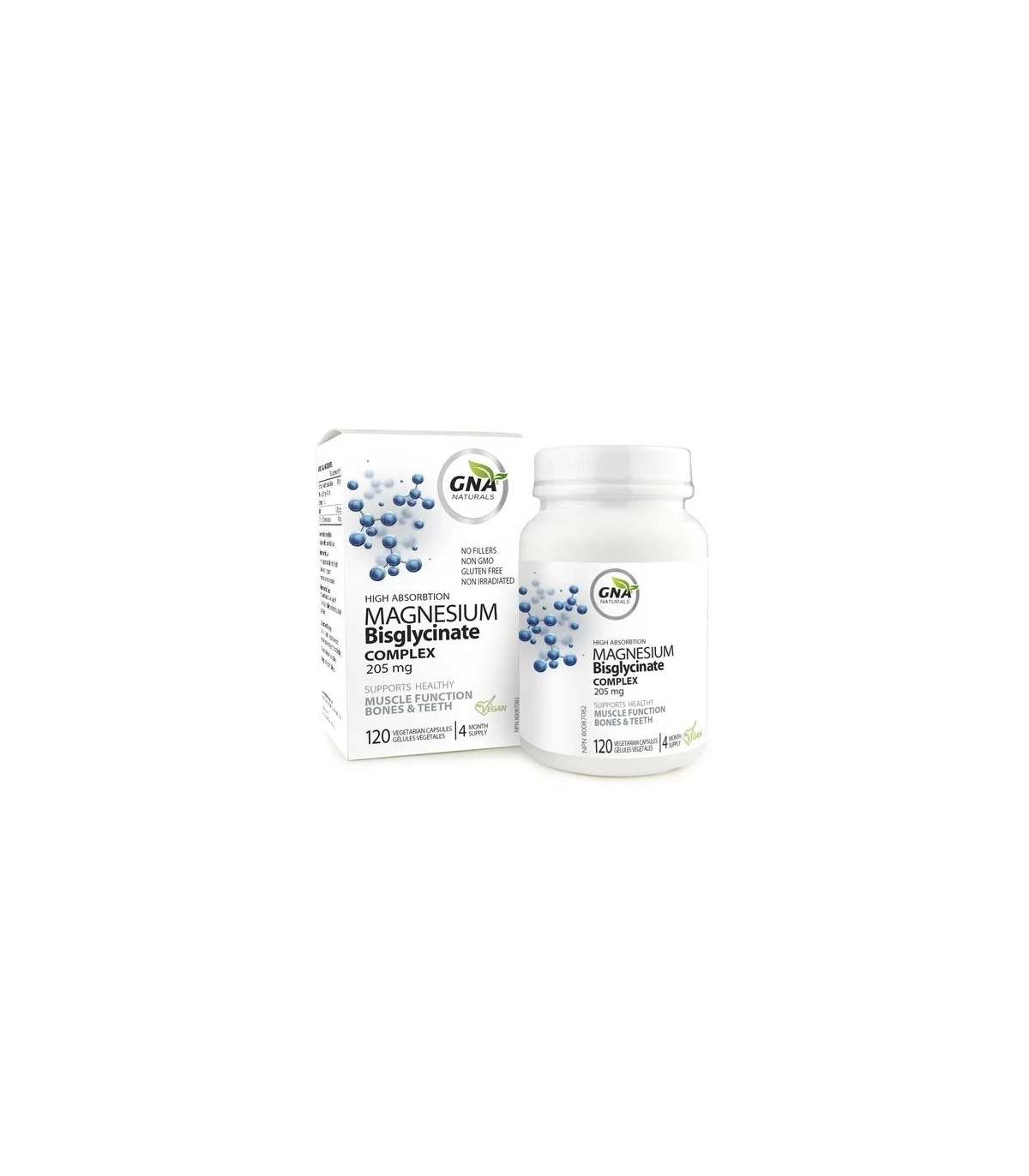 GNA NATURALS Magnesium Bisglycinate 120 Capsules | 每天不同折扣, 全网最低价格 | 种类齐全的保健品店铺 VITASHOP, 只有你想不到, 没有你买不到 !
