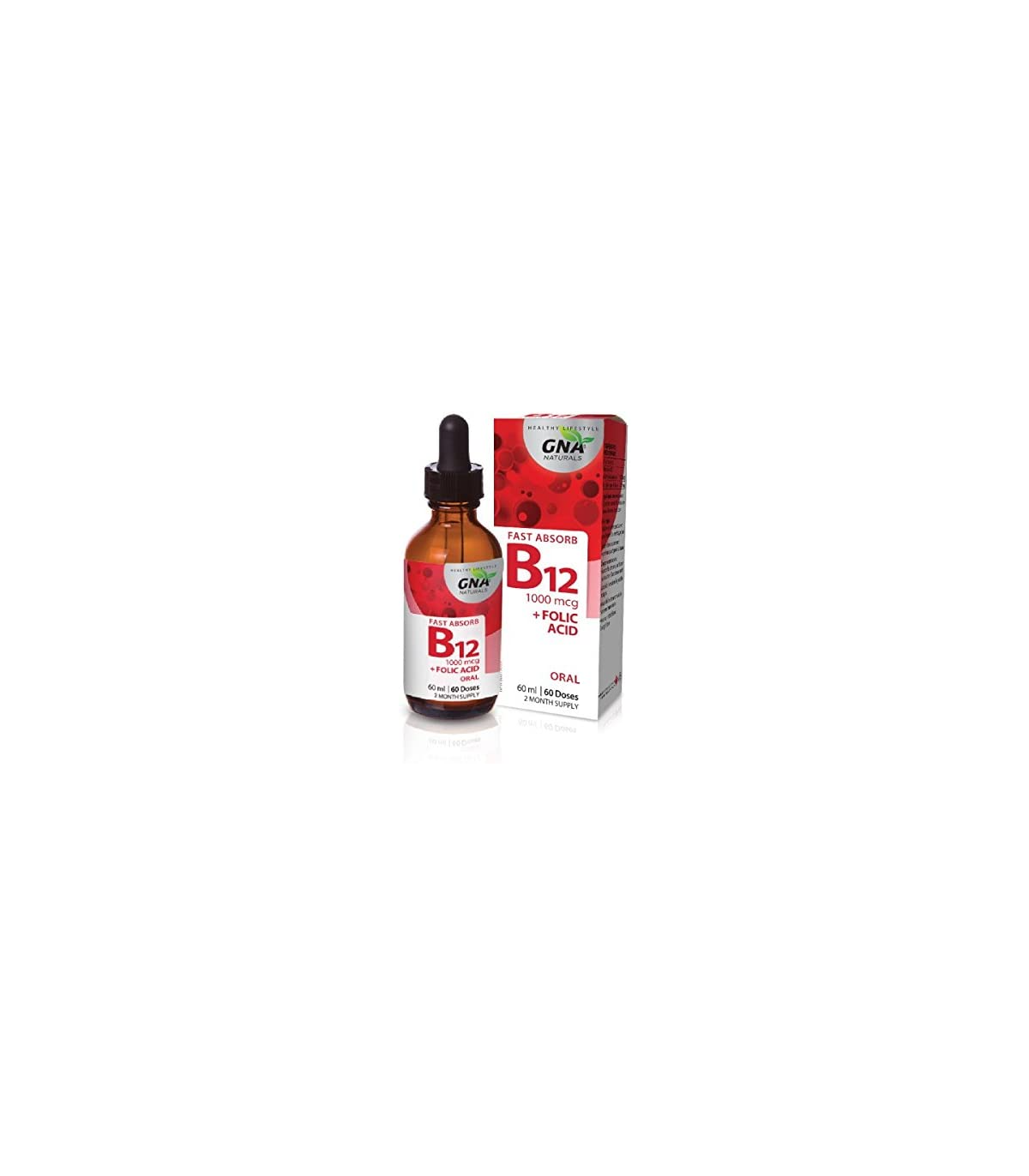 GNA NATURALS 지엔에이 내추럴스 B12 메틸폴레이트 60ml | 매일 업데이트되는 특가 상품 | VITASHOP
