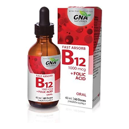 GNA NATURALS 지엔에이 내추럴스 B12 메틸폴레이트 60ml | 매일 업데이트되는 특가 상품 | VITASHOP