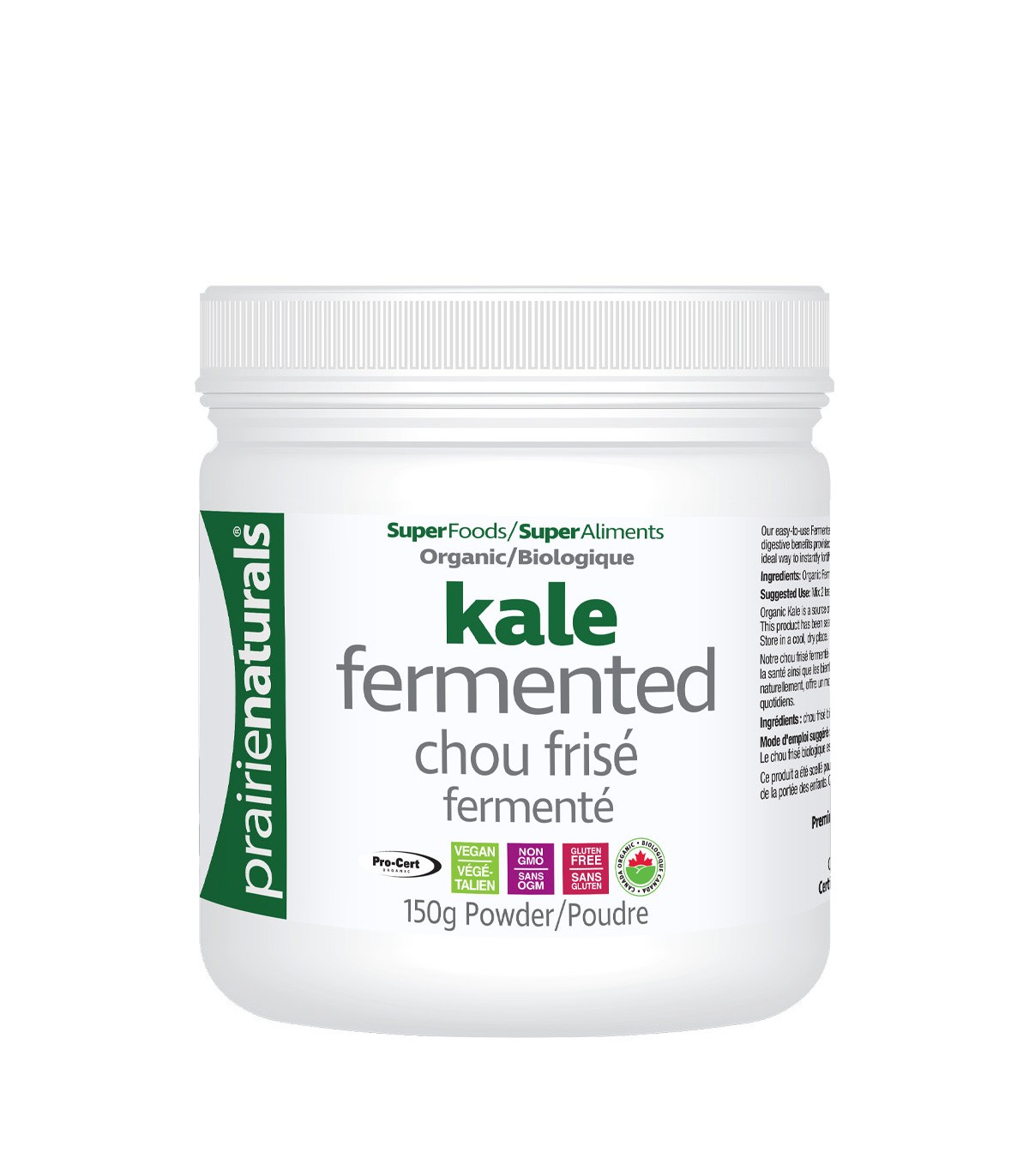 Fermented Organic Kale Powder 150 g | Safest & Easiest Shopping Vitamins Online | VITASHOP
