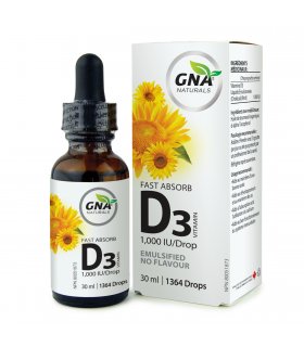 GNA NATURALS Fast Absorb Vitamin D3 30 ml | Unbeatable Prices, Daily Deals | VITASHOP