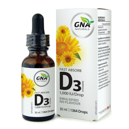 GNA NATURALS 지엔에이 내추럴스 패스트 업소브 비타민 D3 30ml | 매일 업데이트되는 특가 상품 | VITASHOP