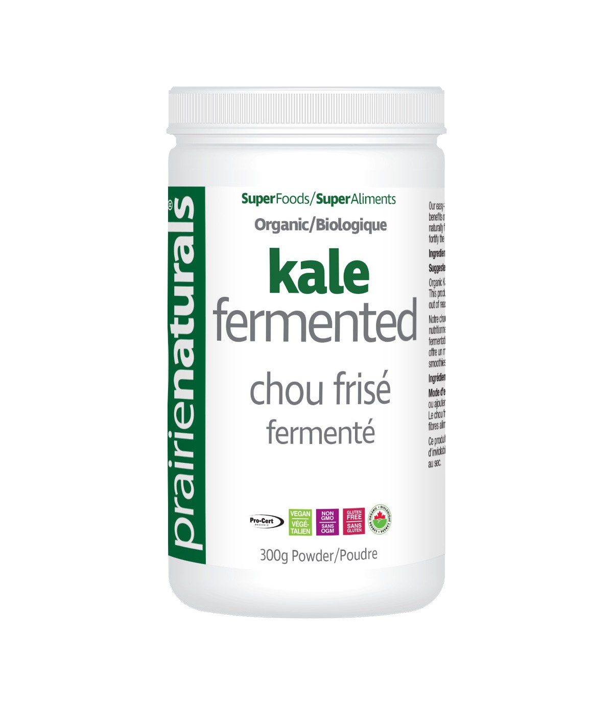 Fermented Organic Kale Powder 300 g | Safest & Easiest Shopping Vitamins Online | VITASHOP