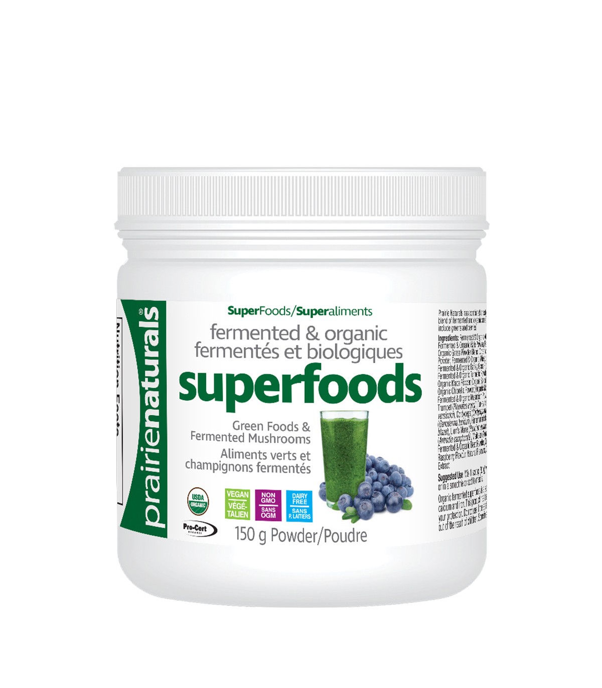 Fermented Organic SuperFoods Green Foods Fermented Mushroom Complex 150 g | Safest & Easiest Shopping Vitamins Online | VITASHOP
