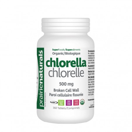 Organic Chlorella Broken Cell Wall 360 Tablets | Safest & Easiest Shopping Vitamins Online | VITASHOP
