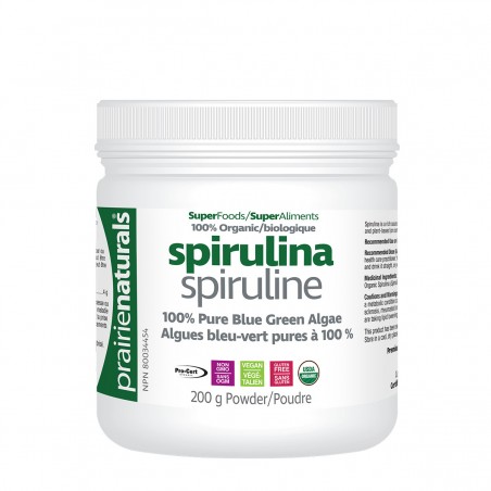 Organic Spirulina Blue Green Algae 200 g | Safest & Easiest Shopping Vitamins Online | VITASHOP
