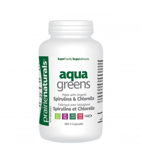 Prairie Naturals Organic Aqua Greens Organic Spirulina & Chlorella Blend 360 Vegi Capsules | Unbeatable Prices, Daily Deals | VI