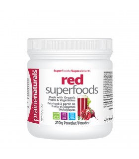 Prairie Naturals Organic Red SuperFoods Blend with Organic Beet Pomegranate 210 g | Unbeatable Prices, Daily Deals | VITASHOP