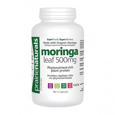 Prairie Naturals Organic Moringa Leaf 180 Vegi Capsules | 每天不同折扣, 全网最低价格 | 种类齐全的保健品店铺 VITASHOP, 只有你想不到, 没有你买不到 !