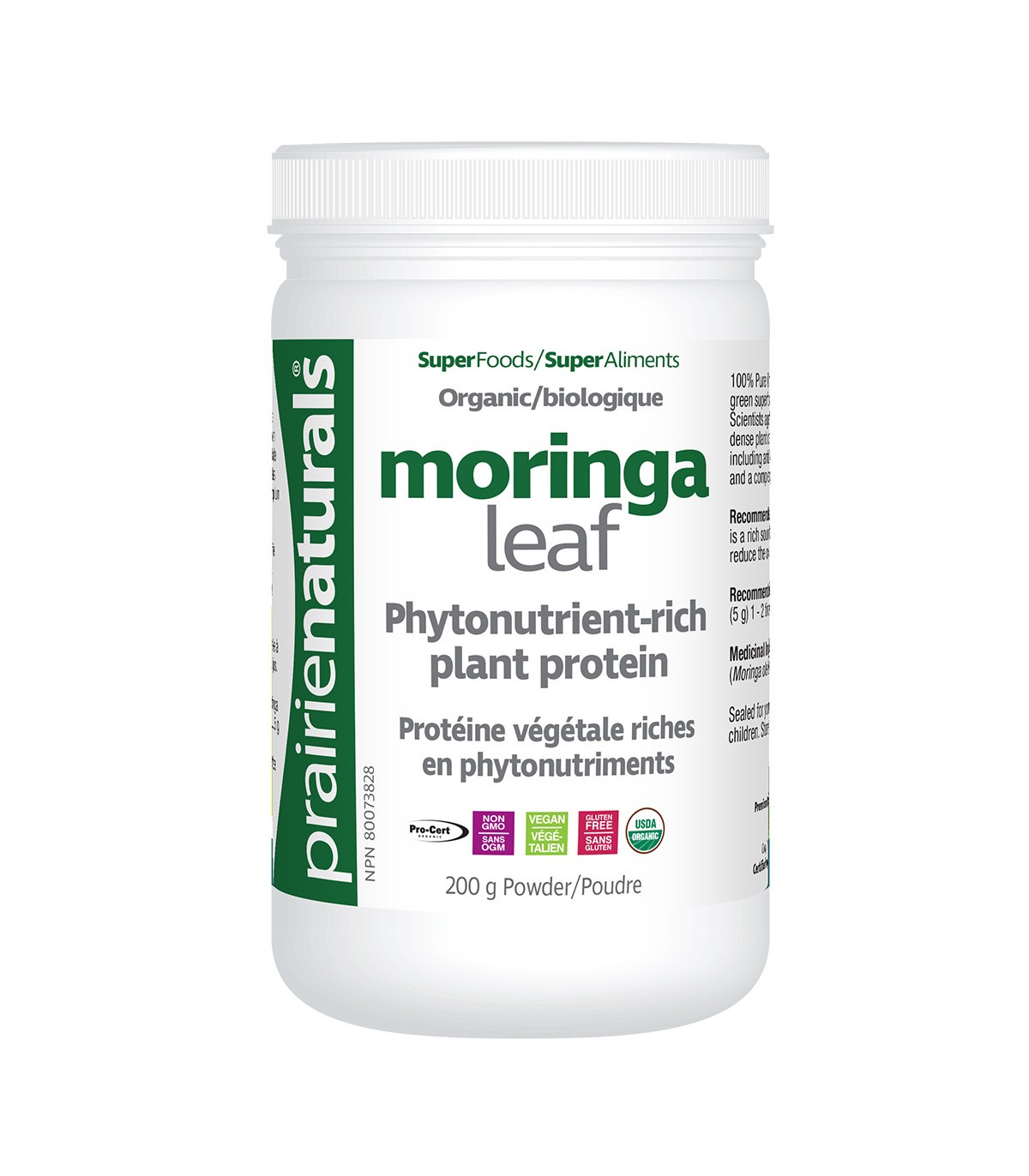 Organic Moringa Leaf 200 g | Safest & Easiest Shopping Vitamins Online | VITASHOP