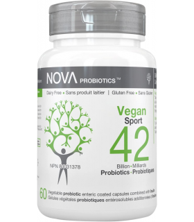 NOVA PROBIOTICS VEGAN Sport 42 Billion 60 Vegi Capsules | Unbeatable Prices, Daily Deals | VITASHOP