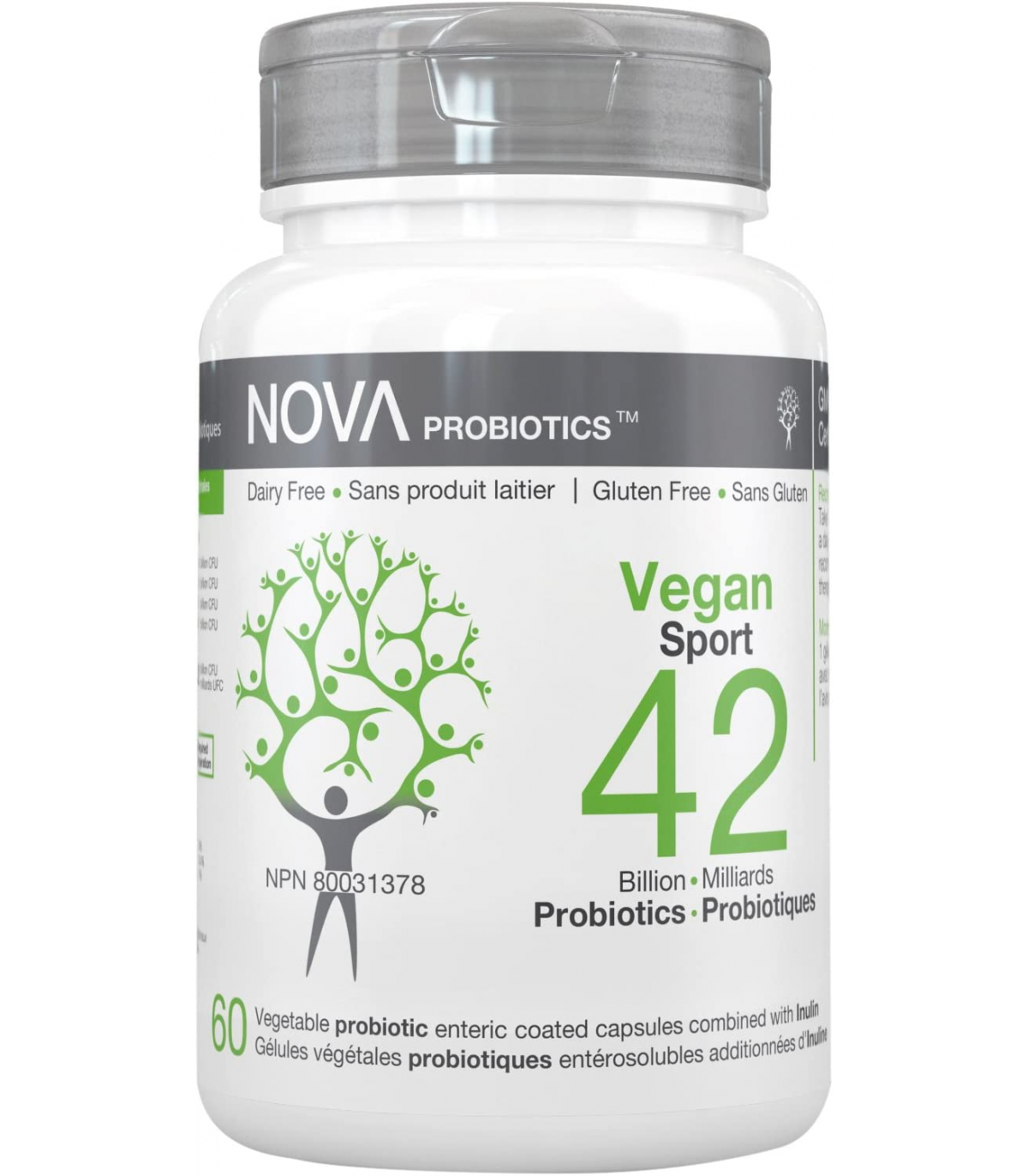 NOVA PROBIOTICS VEGAN Sport 42 Billion 60 Vegi Capsules | 每天不同折扣, 全网最低价格 | 种类齐全的保健品店铺 VITASHOP, 只有你想不到, 没有你买不到 !