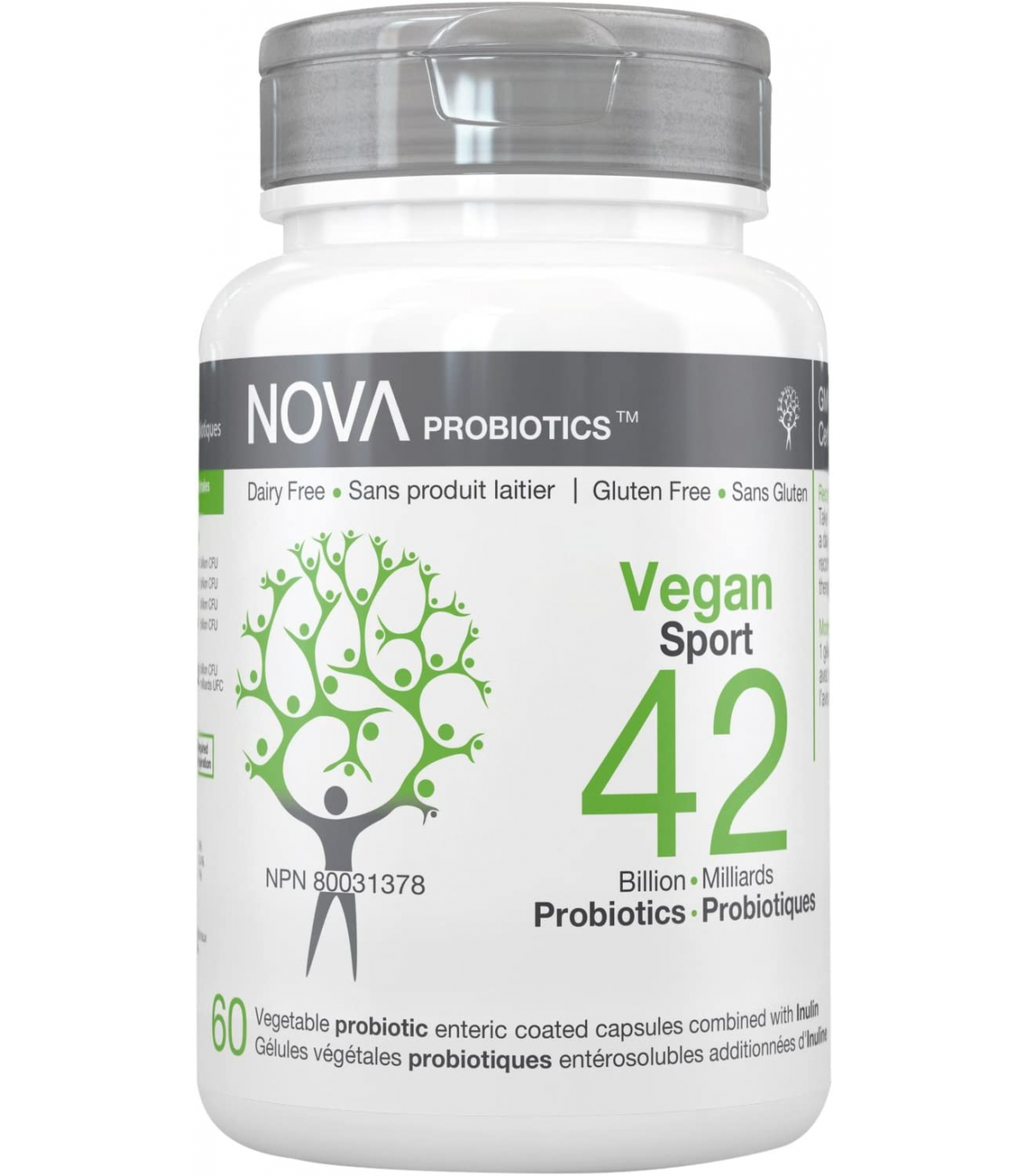 NOVA PROBIOTICS VEGAN Sport 42 Billion 60 Vegi Capsules | 每天不同折扣, 全网最低价格 | 种类齐全的保健品店铺 VITASHOP, 只有你想不到, 没有你买不到 !