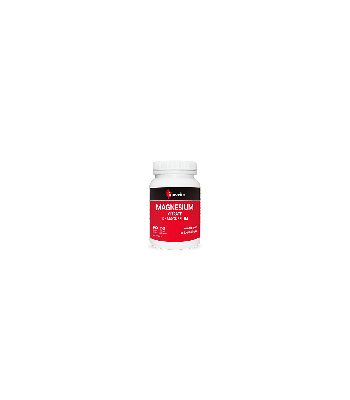 Innovite Magnesium Citrate 250 mg with Malic Acid 100 Capsules | Unbeatable Prices, Daily Deals | VITASHOP