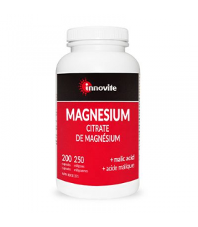 Innovite Magnesium Citrate 250 mg with Malic Acid 200 Capsules | 每天不同折扣, 全网最低价格 | 种类齐全的保健品店铺 VITASHOP, 只有你想不到, 没有你买不到 !